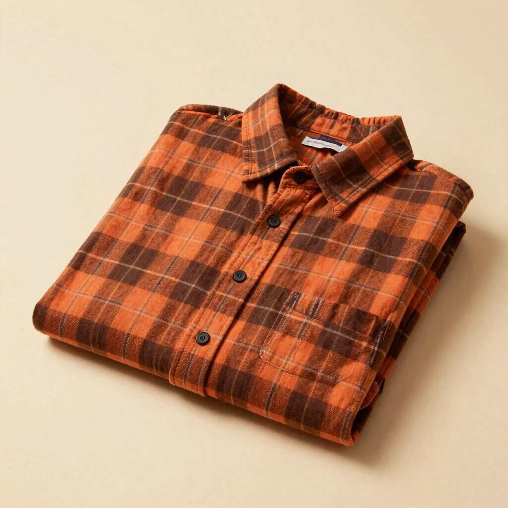 90s Oversized Plaid Flannel Shirt